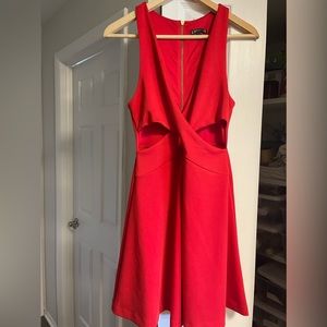 Express cut out sides dress